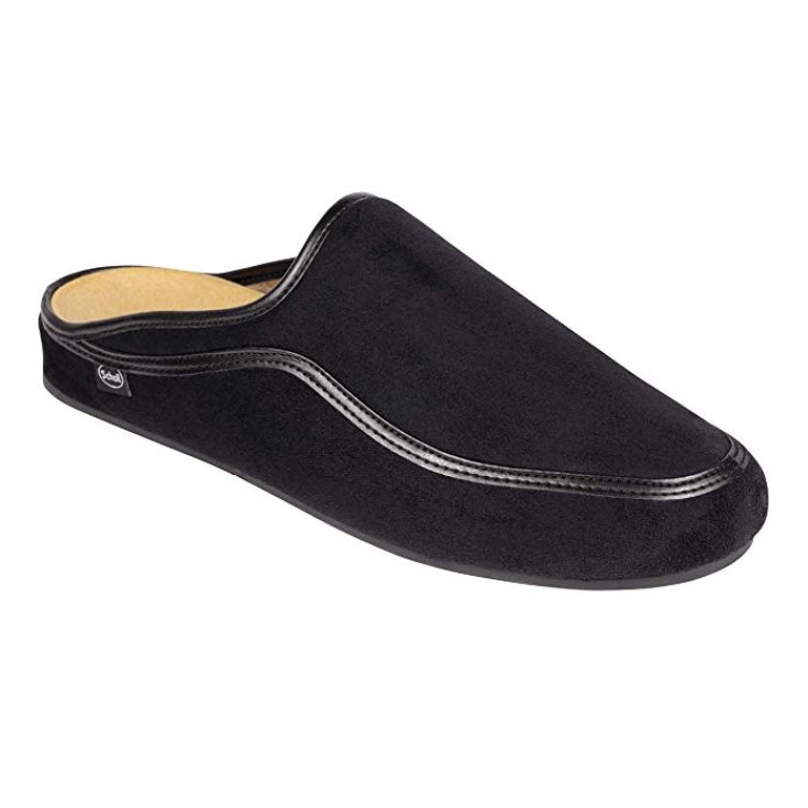 Dr. Scholl's Brandy Total Black Ciabatta Per Uomo In Microfibra Misura 46 1 Paio