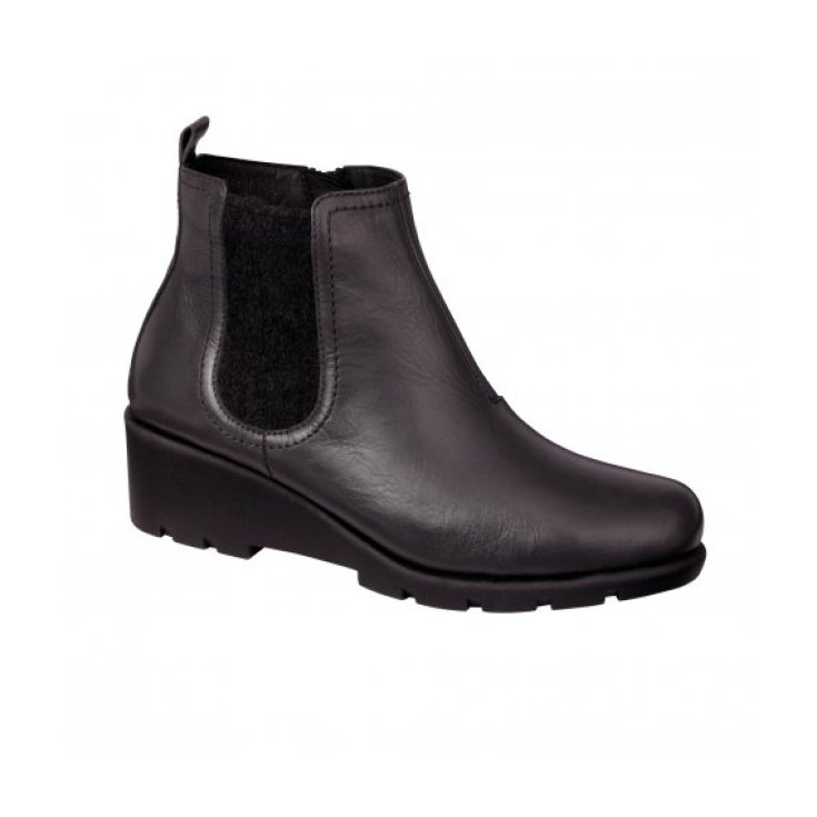 Scholl Carol Stivaletto In Pelle Colore Dark Grey Misura 36