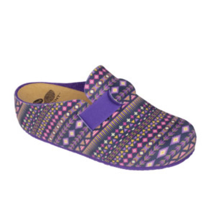Dr. Scholl&reg; Lareth Calzatura Donna Microfibra Printed Ethnic Viola/Multicolor Misura 36