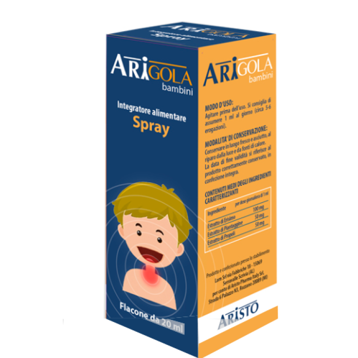 Aristo Arigola Bambini Integratore Alimentare Spray 20ml