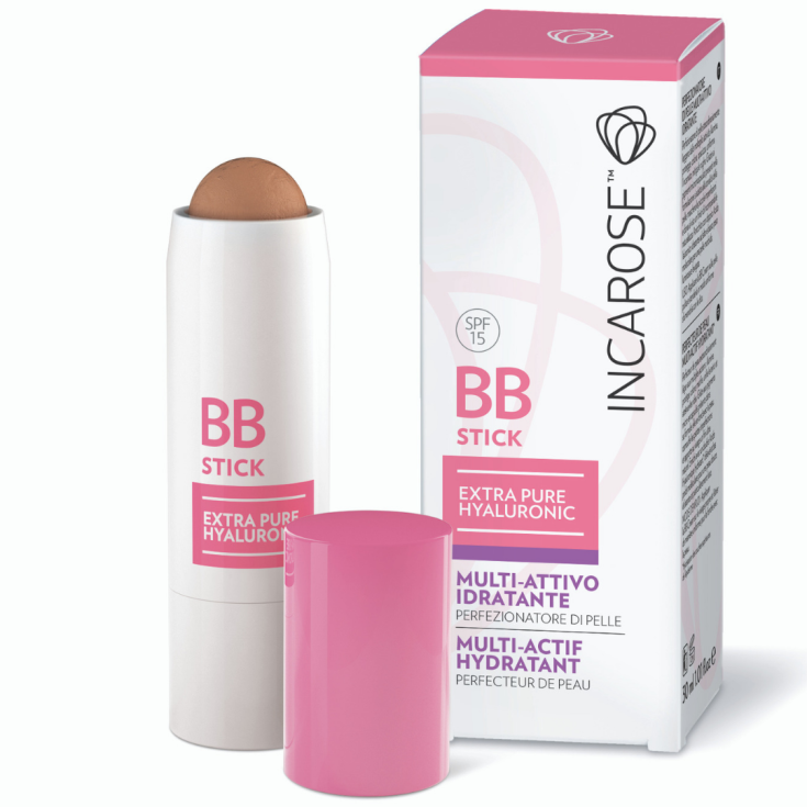 IncaRose Bb Stick Extra Pure Hyaluronic Perfezionatore Multi-Attivo Idratante Colore Medium 6ml