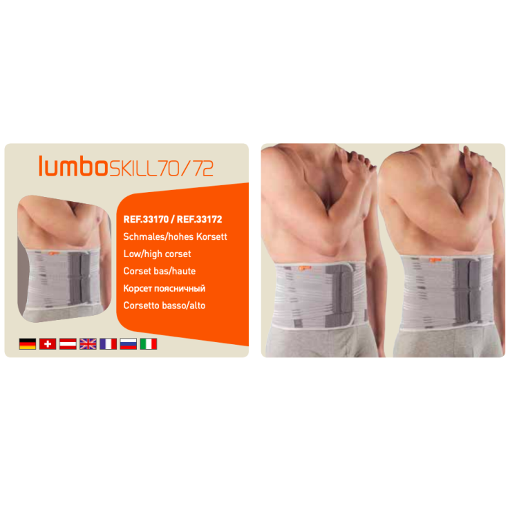 Ro+Ten Orthoservice Lumboskill 70 Corsetto Basso Taglia S 1 Pezzo