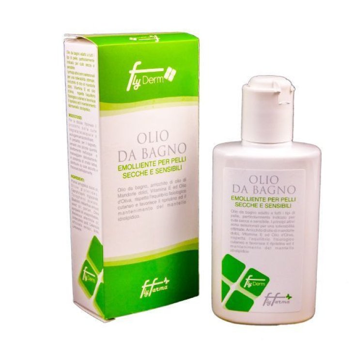 FlyFarma FlyDerm Olio Da Bagno Emolliente Pelli Secche E Sensibili 250ml