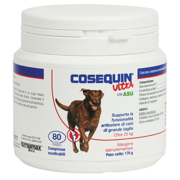 Nutramax Cosequin Ultra Lg Dogs Integratore Alimentare Per Cani 80 Compresse