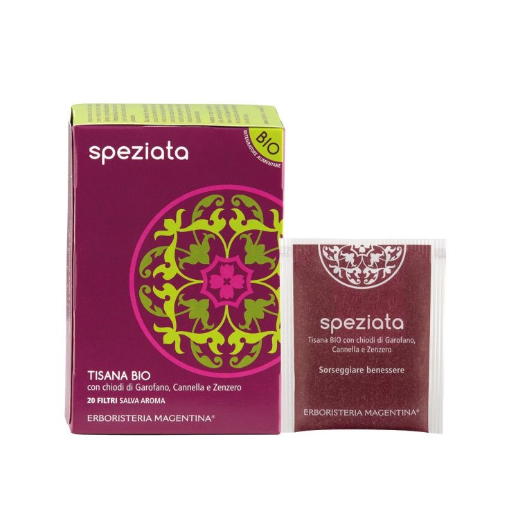 Erboristeria Magentina&reg; Speziata Tisana BIO Con Chiodi Di Garofano, Cannella E Zenzero 20 Filtri