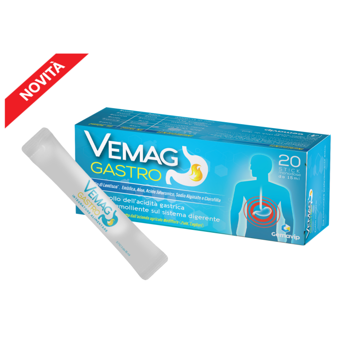 Gemavip Vemag Gastro Integratore Alimentare 20 Stick