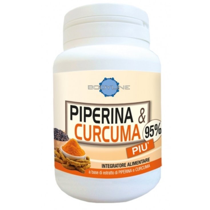 BodyLine Piperina & Curcuma Pi&ugrave; Integratore Alimentare 60 Capsule