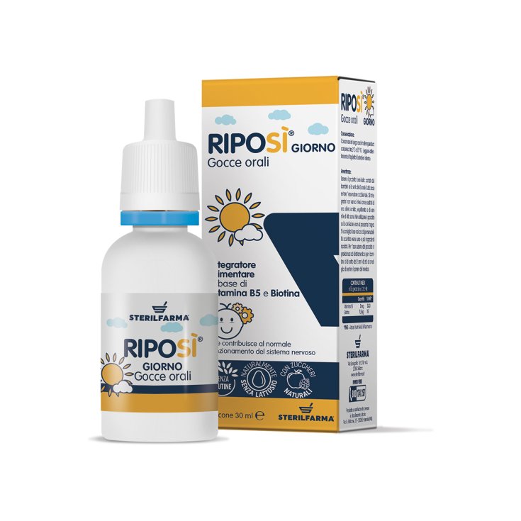 Sterilfarma&reg; RipoS&igrave;&reg; Giorno Gocce Orali Integratore Alimentare 30ml