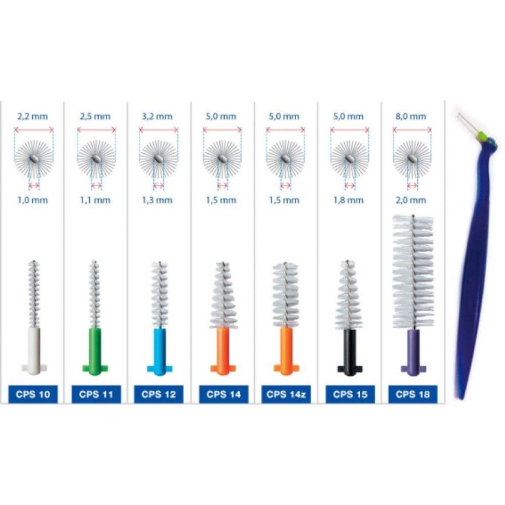 Curaprox Scovolini Plus Regular Manico Arancione 5 Pezzi