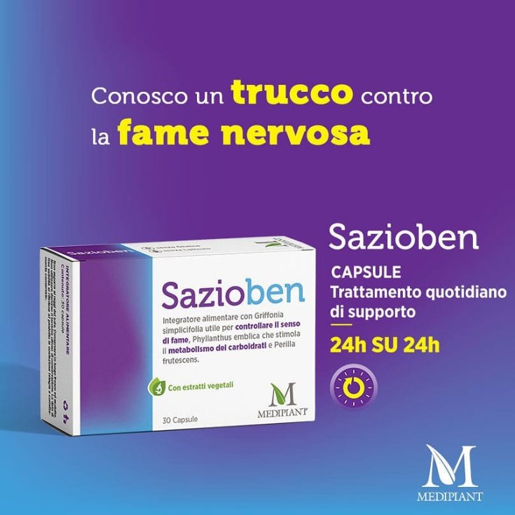 Mediplant Sazioben Integratore Alimentare 30 Compresse