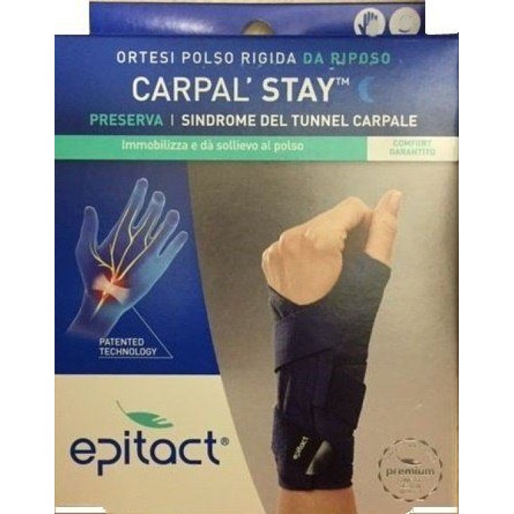 Epitact® Carpal'Stay™ Ortesi Polso Flessibile Per Sindrome Del Tunnel Carpale Sinistro Taglia L 1 Pezzo Epitact® Carpal'Stay™ Ortesi Polso Flessibile Per Sindrome Del Tunnel Carpale Sinistro Taglia L 1 Pezzo