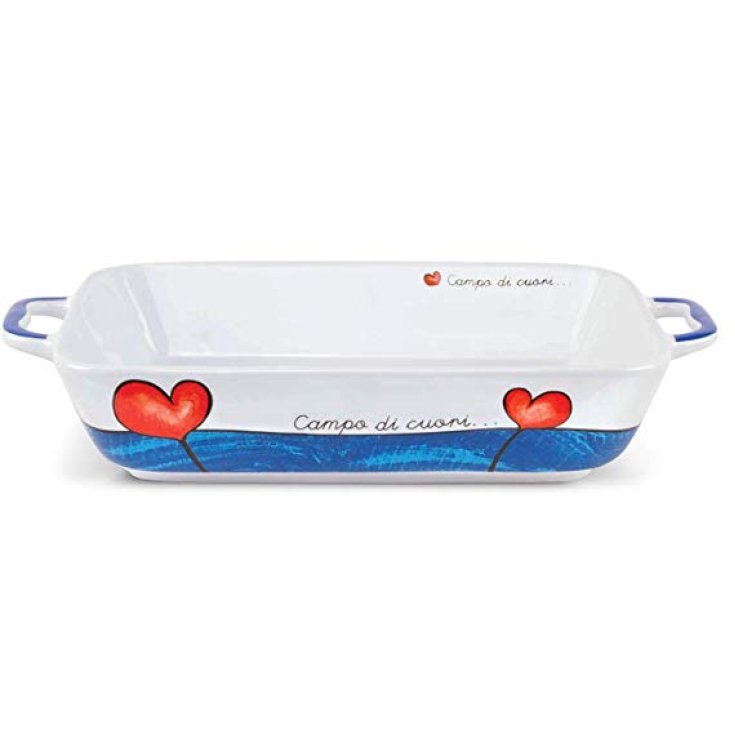 Egan Campo Di Cuori Pirofila Grande Azzurra 1 Pezzo