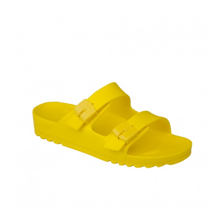 Scholl&reg; Bahia Sandalo Donna Plantare Bioprint&reg; EVA Colore Giallo Misura 39