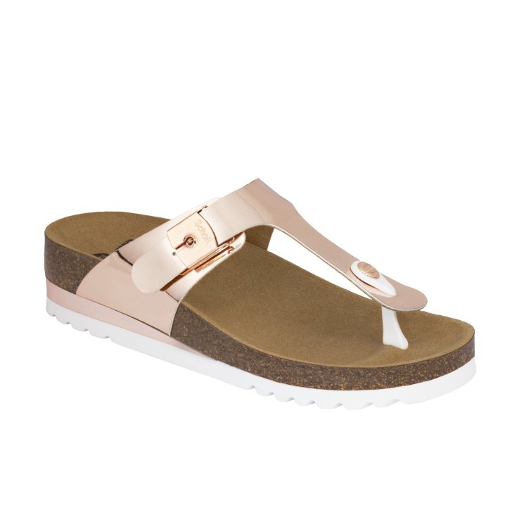 Scholl&reg; Glam SS 1 Infradito Donna Glitter Plantare Bioprint&reg; Colore Bronzo Misura 39