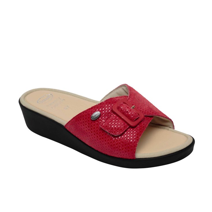 Dr.Scholl Mango Patent Suede Woman Red 35