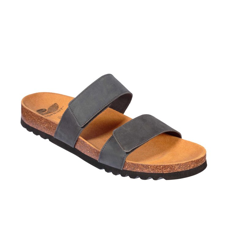 Scholl&reg; Tymeg Calzatura Uomo In Nubuck Plantare Bioprint&reg; Colore Navy Blue Misura 45