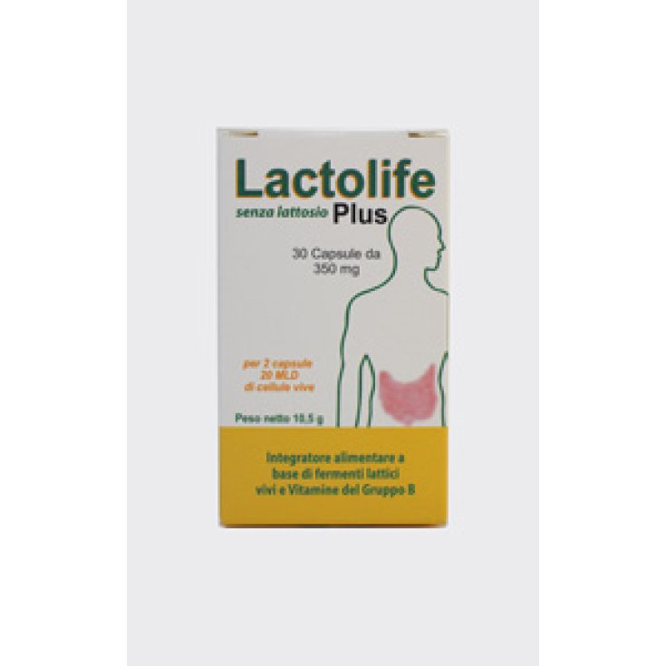 Pharma Food Manufacturing Lactolife Plus Integratore Alimentare 20 Capsule