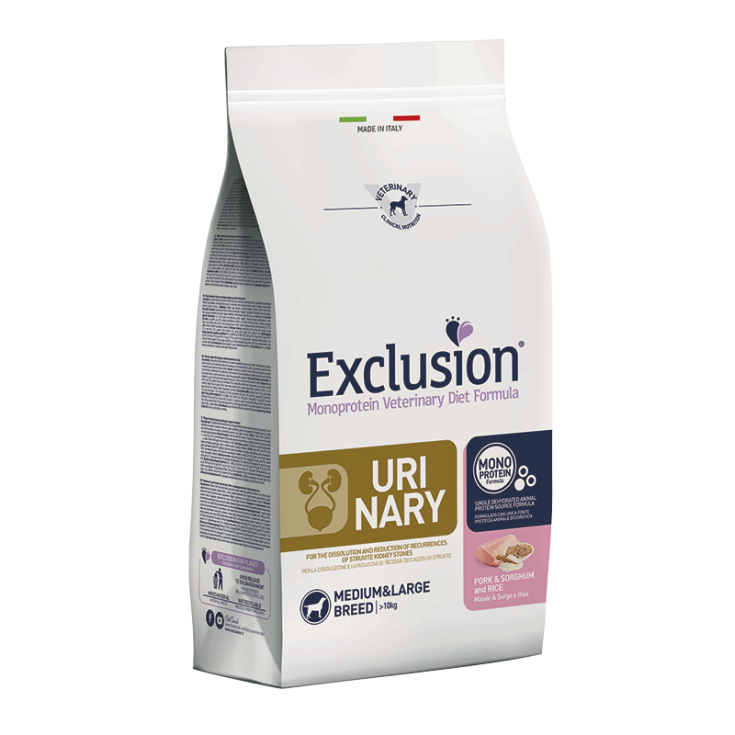 Diet Urinary con Maiale, Sorgo e Riso - 2KG - Taglia Medium&Large