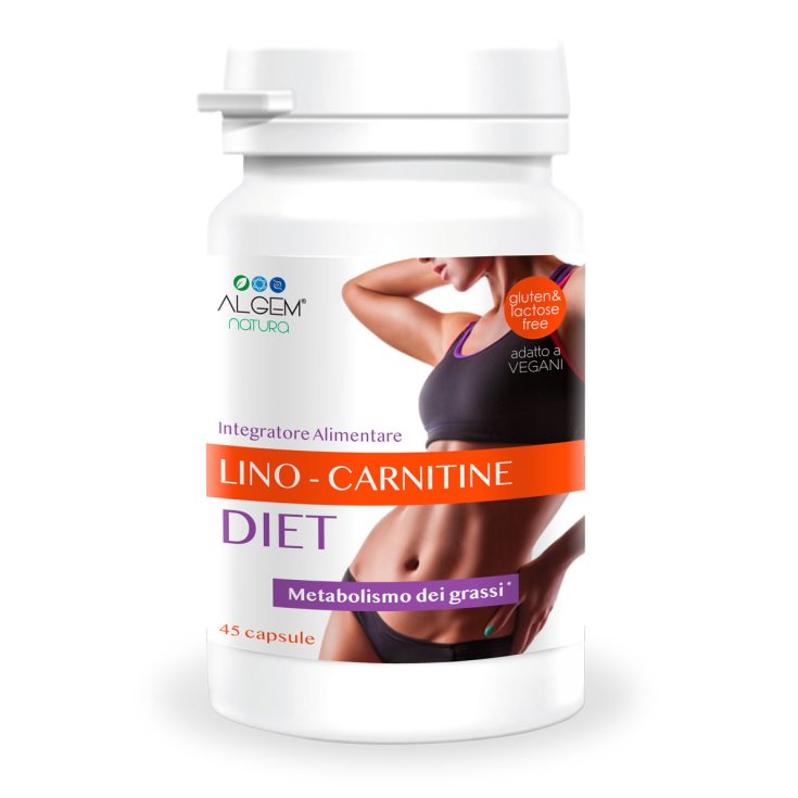 Algem Natura Lino-Carnitine Diet Integratore Alimentare 45 Capsule