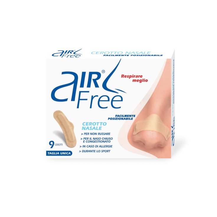 Airfree&reg; Cerotto Nasale Scudo 9 Pezzi