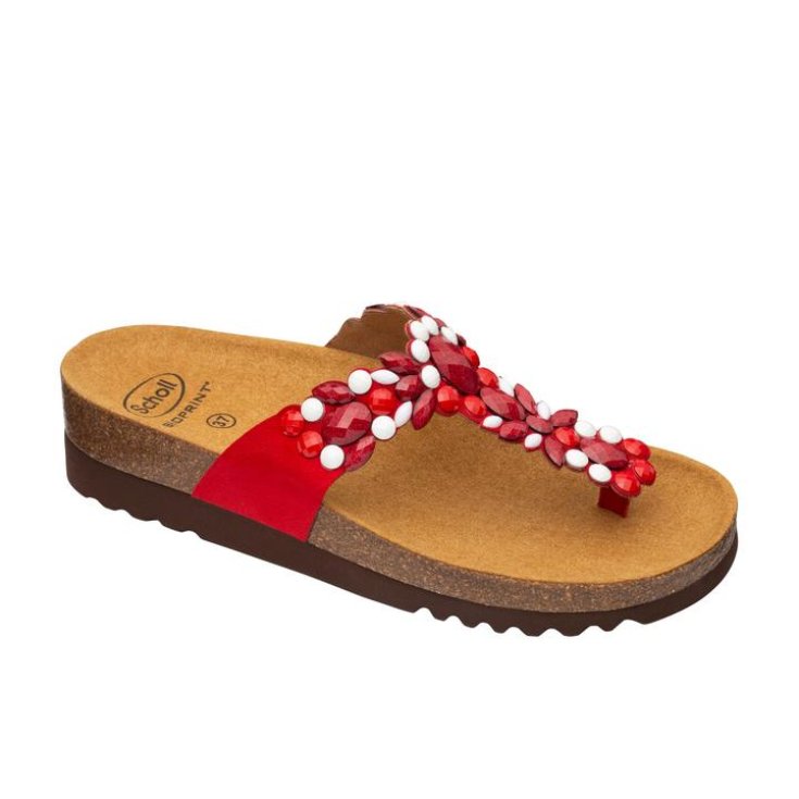 Alicia Flip-Flop MF+BEA W ROSSO/BIANCO 38 Dr.Scholl&reg;