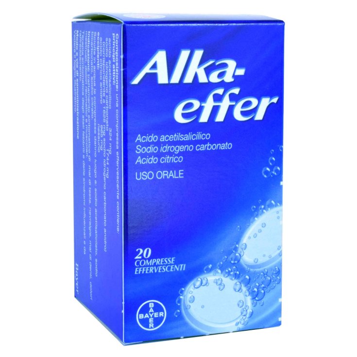 Alkaeffer Antidolorifico Trattamento Febbre e Dolore 20 Cpr Eff