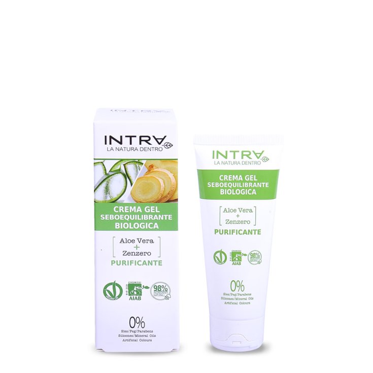 Aloe Vera & Zenzero Crema Gel Seboequilibrante Intra 50ml