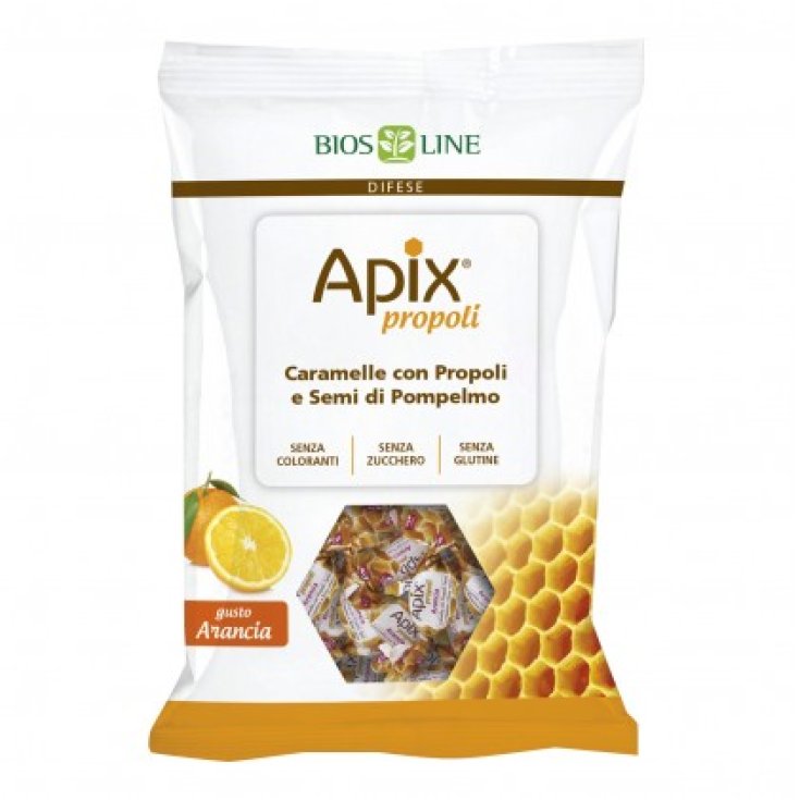 Apix&reg; Propoli Caramelle All'Arancia Bios Line 50g