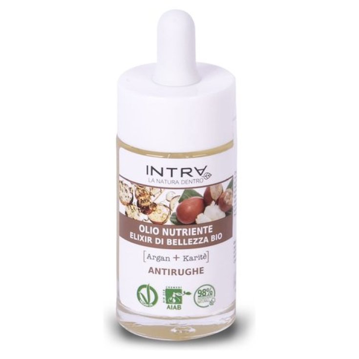 Argan & Karite' Olio Viso - Elixir Di Bellezza Biologico Intra 30ml