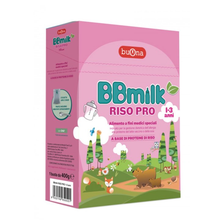 BBmilk Riso PRO 1-3 Anni Buona 400g