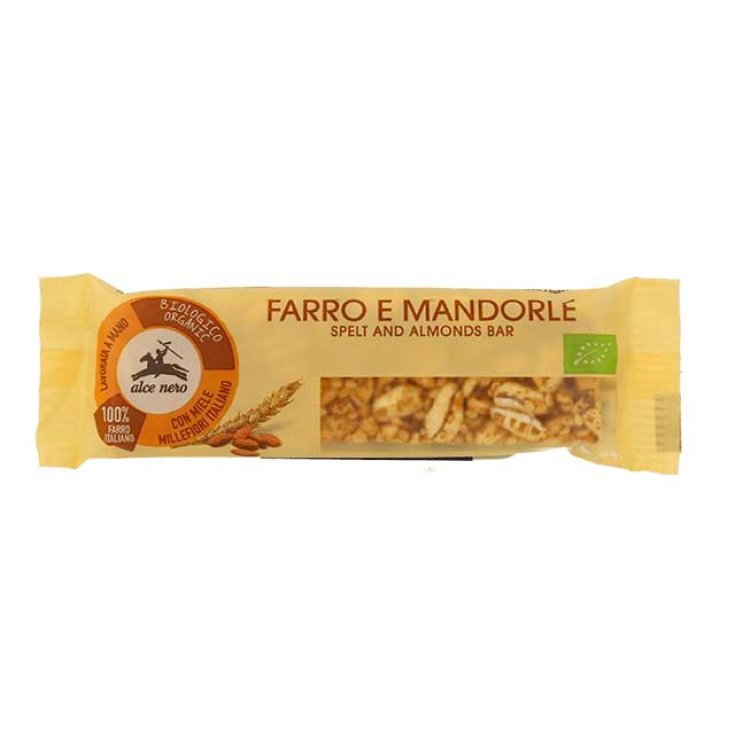 Barretta Al Farro E Mandorle Biologica Alce Nero 20g