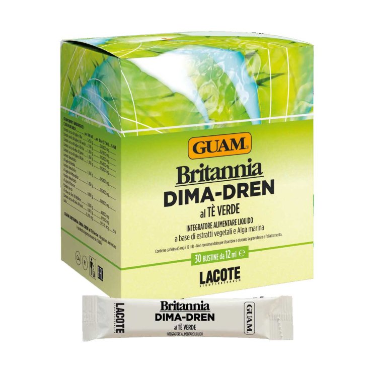 Britannia Dima-Dren Al T&egrave; Verde Guam 30 Bustine