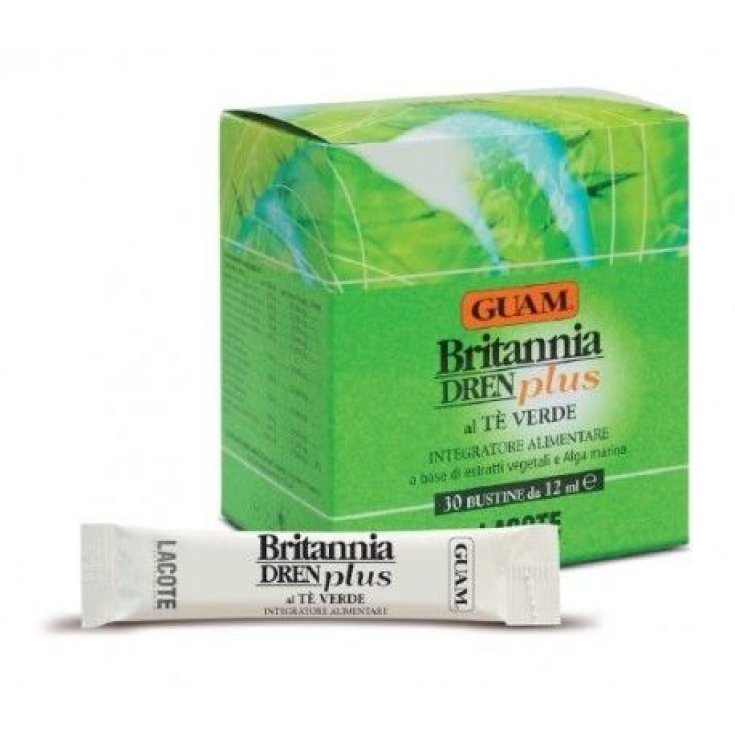 Britannia Dren Plus Guam 30 Bustine Da 12ml