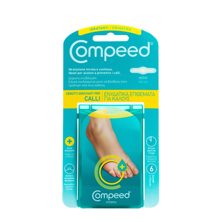 Cerotti Idratanti Per Calli Compeed&reg; 6 Pezzi