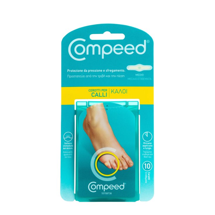 Cerotti Per Calli Medio Compeed&reg; 10 Pezzi