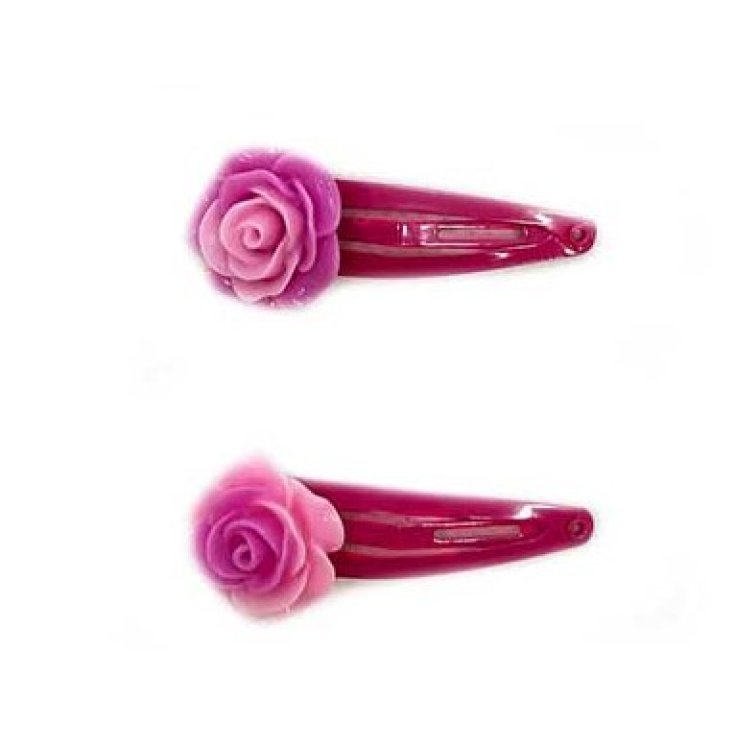 Clic Clac Con Fiore 242 Idea Bellezza 2 Pezzi