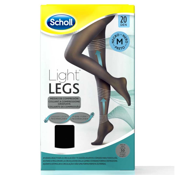 Scholl Collant A Compressione 20 Den Taglia M Nero