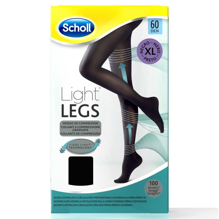 Scholl Collant A Compressione 60 Den Taglia Xl Nero