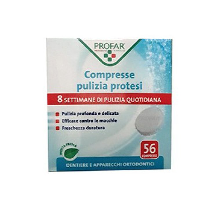 Compresse Pulizia Protesi Profar&reg; 56 Pezzi