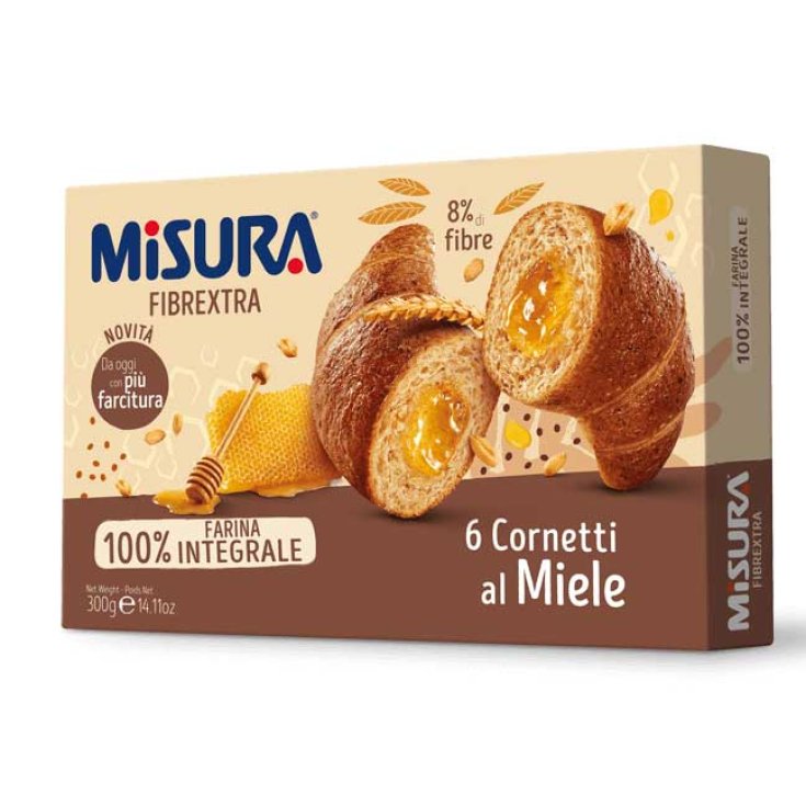 Cornetti Fibre Extra Al Miele Misura&reg; 300g