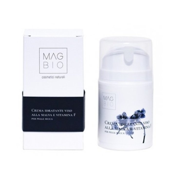 Crema Idratante Viso Alla Malva E Vitamina F Per Pelle Secca Magbio 50ml