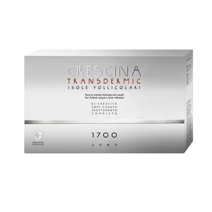 Crescina Transdermic Isole Follicolari Trattamento Completo 1700 Uomo Labo 2x20 Fiale