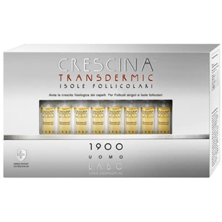 Crescina&reg; Transdermic Isole Follicollari 1900 Uomo Labo 40 Fiale