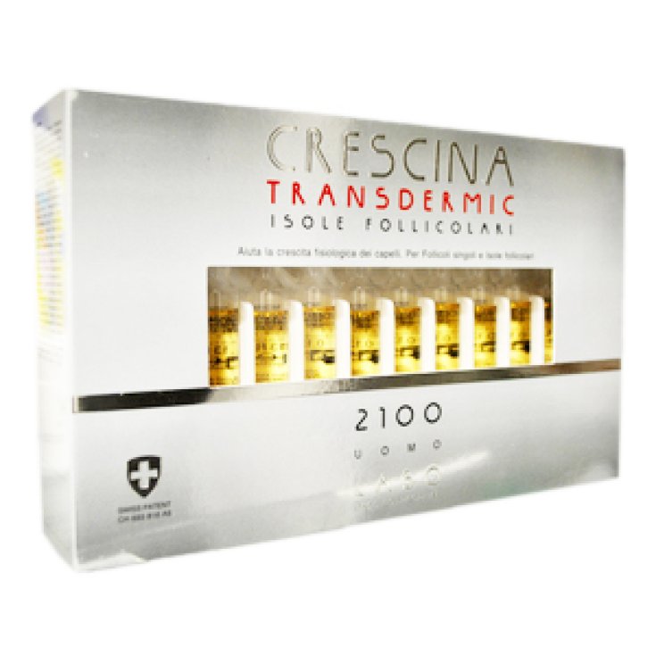Crescina Transdermic Isole Follicollari 2100 Uomo Labo 20 Fiale