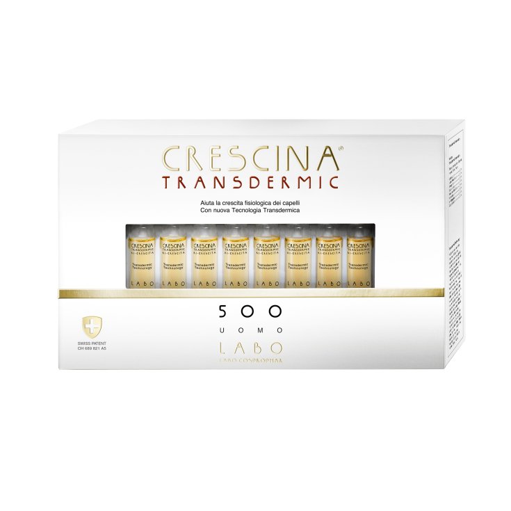 Crescina Transdermic Ricrescita 500 Uomo Labo 40 Fiale