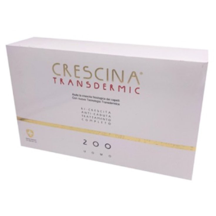 Crescina&reg; Transdermic Trattamento Completo Anti-Caduta E Ri-Crescita 200 Uomo Labo 2x10 Fiale