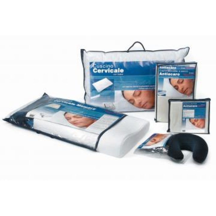 Cuscino Cervicale Da Viaggio 27x27x9,5cm Borella