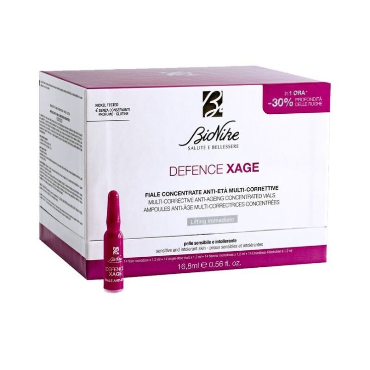 DEFENCE XAGE Fiale Concentrate Antiet&agrave; BioNike 14 Fiali