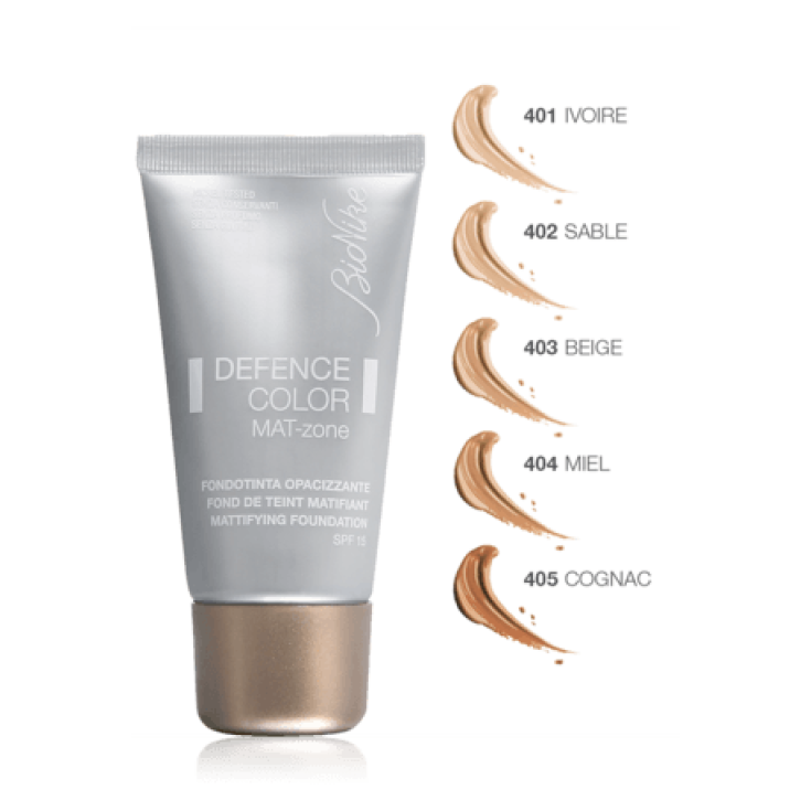Defence Color MAT-Zone Fondotinta Opacizzante 404 Miel BioNike 30ml