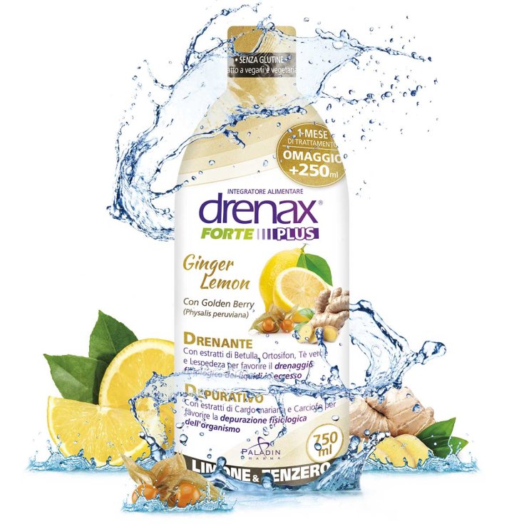 Drenax&reg; Forte Ginger Lemon Plus Paladin Pharma 750ml